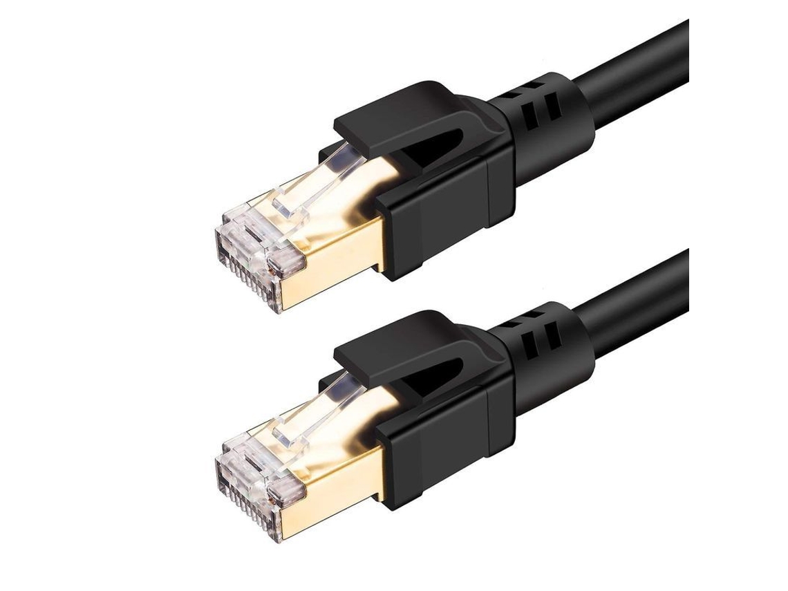 Cabo Ethernet Cat 8 SFTP, 40 Gbps, 3m | S/MARCA