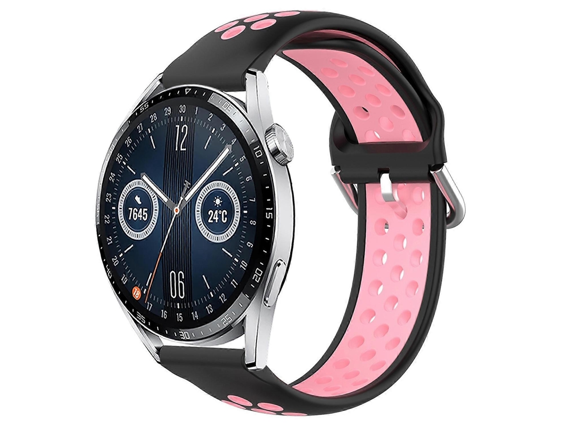 Pulseira De Silicone Esportiva Perfurada E Respirável Para Huawei Watch Gt3 42mm 20mm