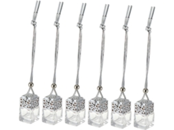 Frascos Difusores De Vidro Decorativos E Recarregáveis Para Pendurar, Com Capacidade De 6 Ml.