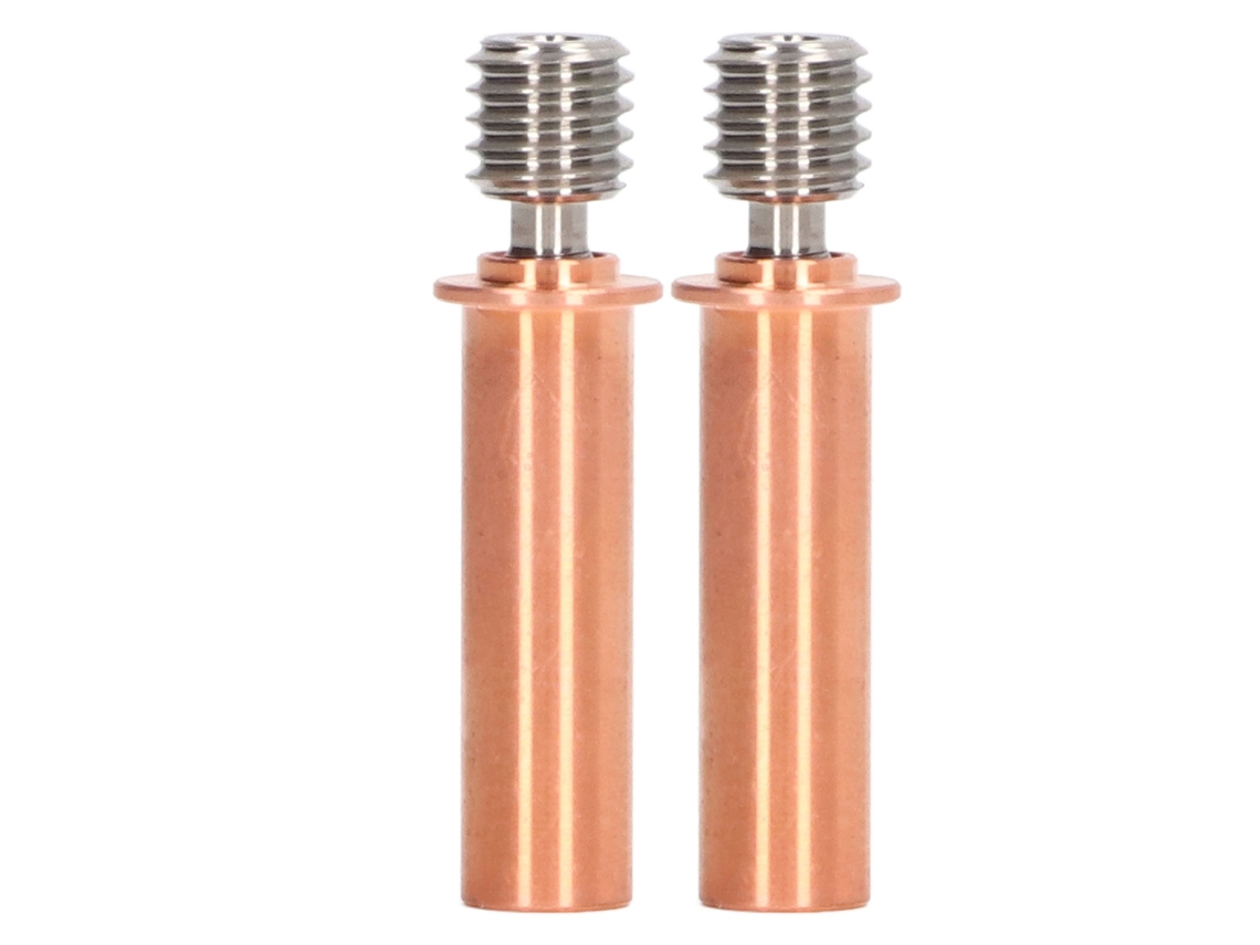2pcs Bocal de Garganta Isolamento Térmico Bimetálico M6 Heatbreak para Impressora 3d, CR 6 Se