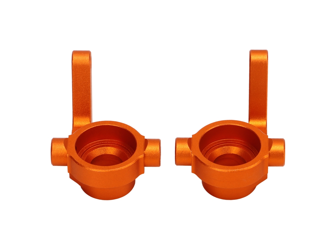 Mali 2pcs Copo de Direção Rc Blocos de Direção de Alumínio Reduz Vibração para Carro Off Road Zd Racing Dbx 10 Laranja