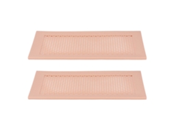 Primerox 2pcs Tampas de Proteção de Silicone para Grade de Ventilação Infantil Segura para Casa Piso Marrom