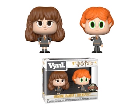 Figura ! Figuras Vynl Harry Potter Ron & Hermione Broken Wand Exclusive