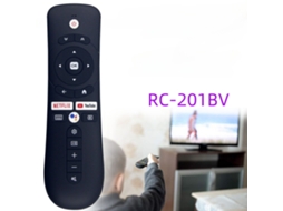 Comando de Tv para Syinix 4k Uhd Itel Rc 201bv com Voz XIAOMOYU
