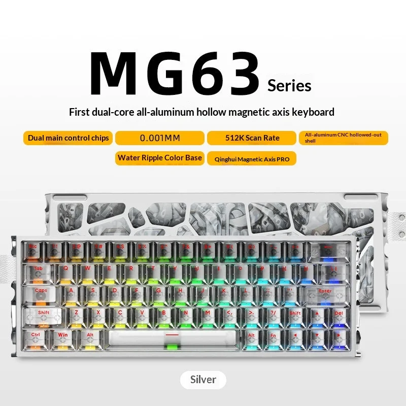 Teclado Gamer Com Fio (prateado) Rt0001mm 8000hz