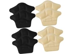 Conjunto De 4 Pares Protetores Calcanhar Práticos, Feitos De Silicone E Espuma, Resistentes Ao Desgaste E Ideais Para