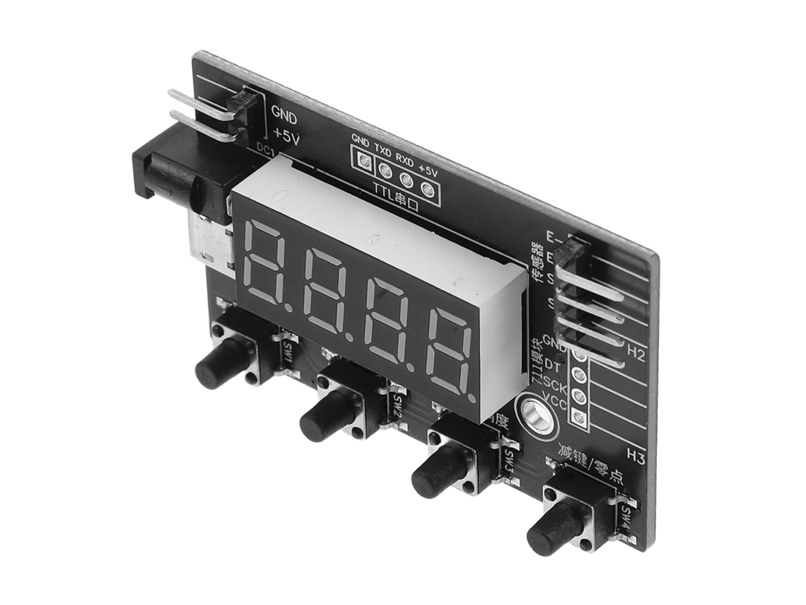 Sensor De Pesagem Digital Hx711 24 Bits, 1 Placa Eletrônica