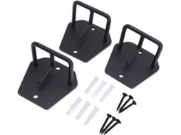Suporte De Parede Para Faixa Elástica, Formato Em L, Que Economiza Espaço, Metal, Exercícios Casa E Academia