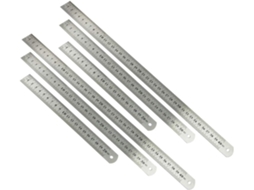 Conjunto De 6 Réguas De Metal Para Mecânico, Réguas De 30 Cm (12