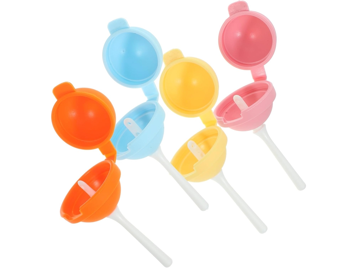 Conjunto De 4-formas Para Picolé Em Plástico E Silicone