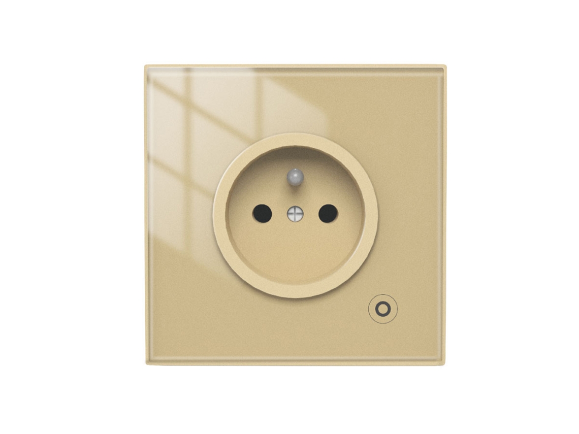 Wifi Tuya Para Tomada De Parede Inteligente Ue//fr Tomada Padrão Plugue Para Smart Life Para Vidro De Vigilância Residencial Aleax Slowmoose