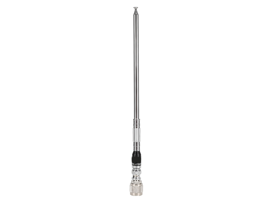 Aetheria antena Telescópica de Alta Ganho Uhf 400 470mhz Anticorrosiva com Conector Latão 5.2dbi
