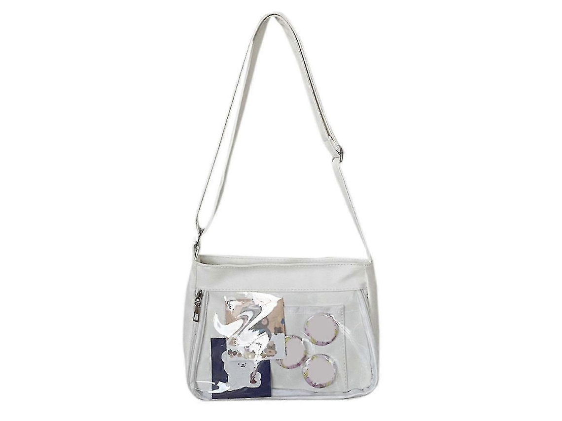Bolsas Femininas Transparentes Para Meninas Do Ensino Médio Japonesas Jk Bolsa Transversal Itabagwhite