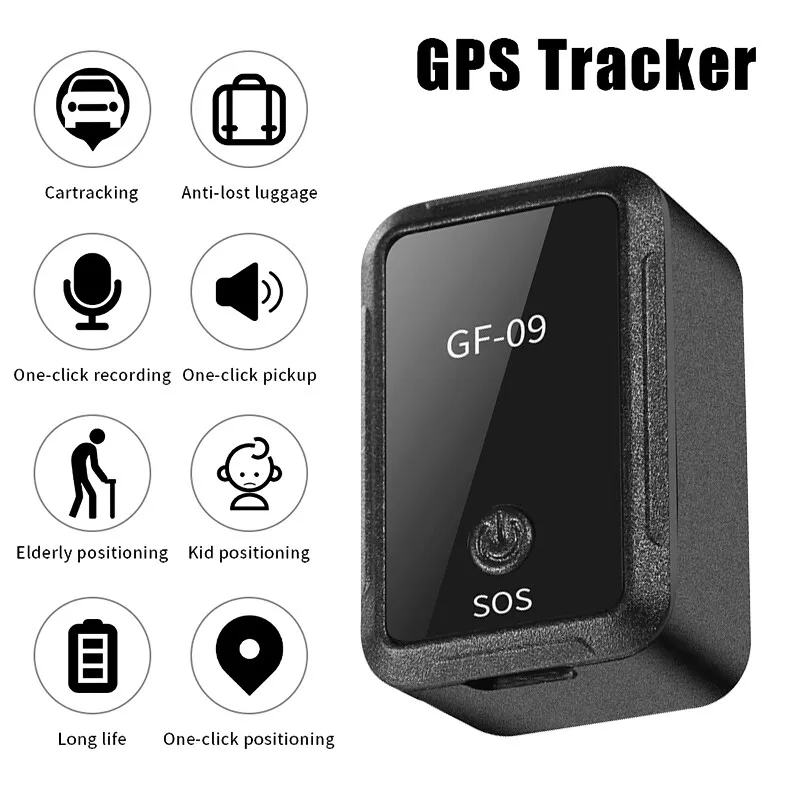 Mini rastreador GPS para coche, dispositivo antipérdida, localizador, seguimiento en tiempo real Zeuxo