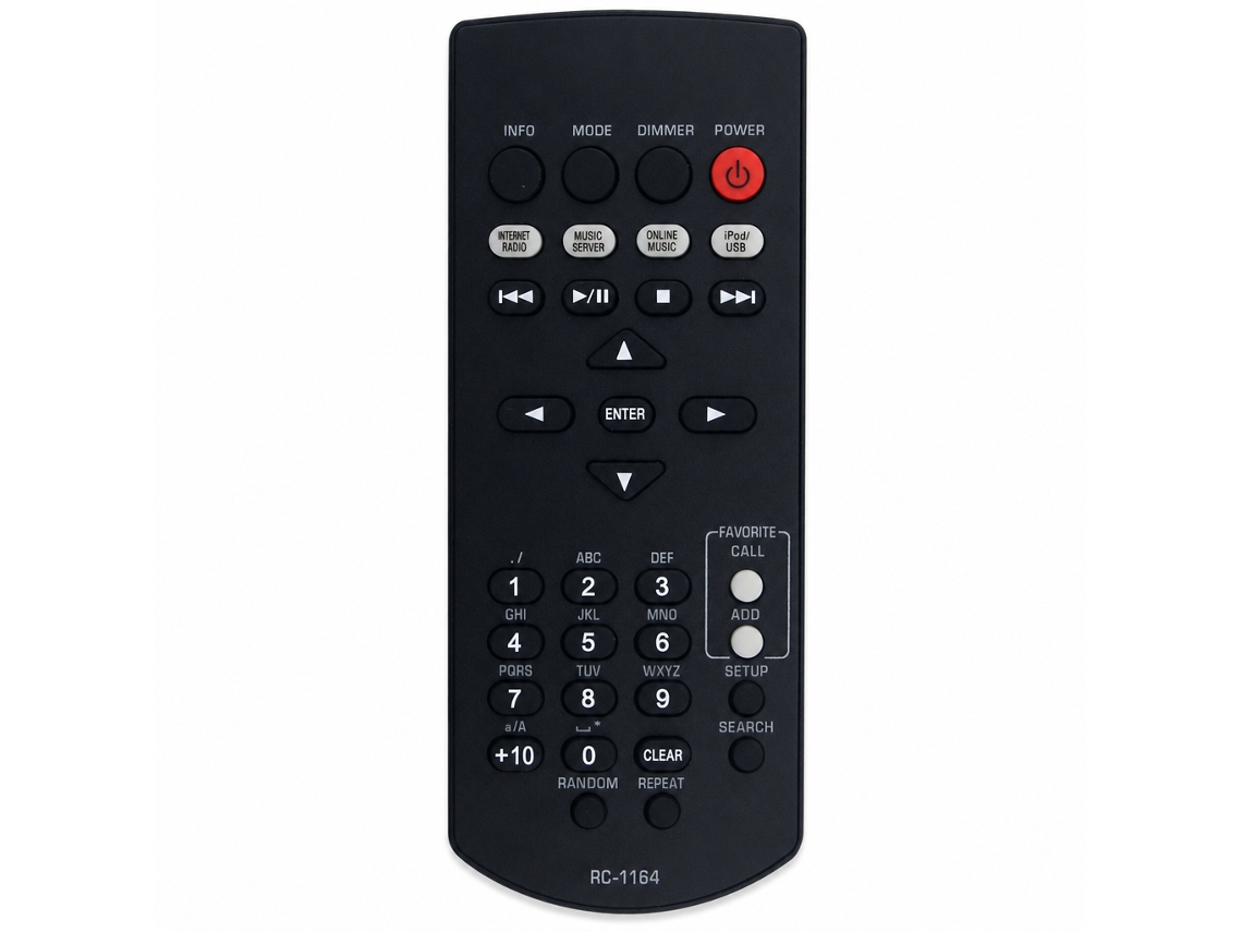 Comando À Distância Compatível Com Amplificador Av E Leitor Denon Rc-1164_dae