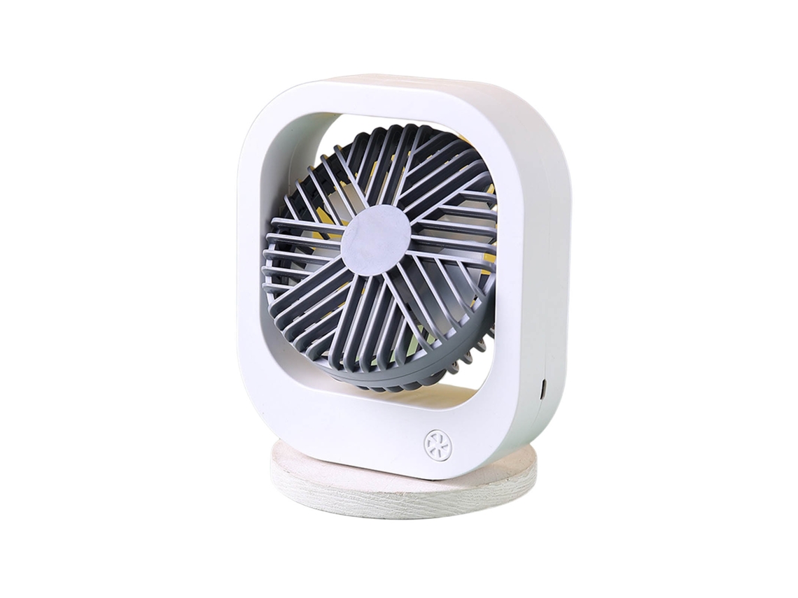Mini Ventilador Com Baixo Ruído E Contraste De Cores, Mini Ventilador Elétrico Requintado Branco SUNNY SPACES