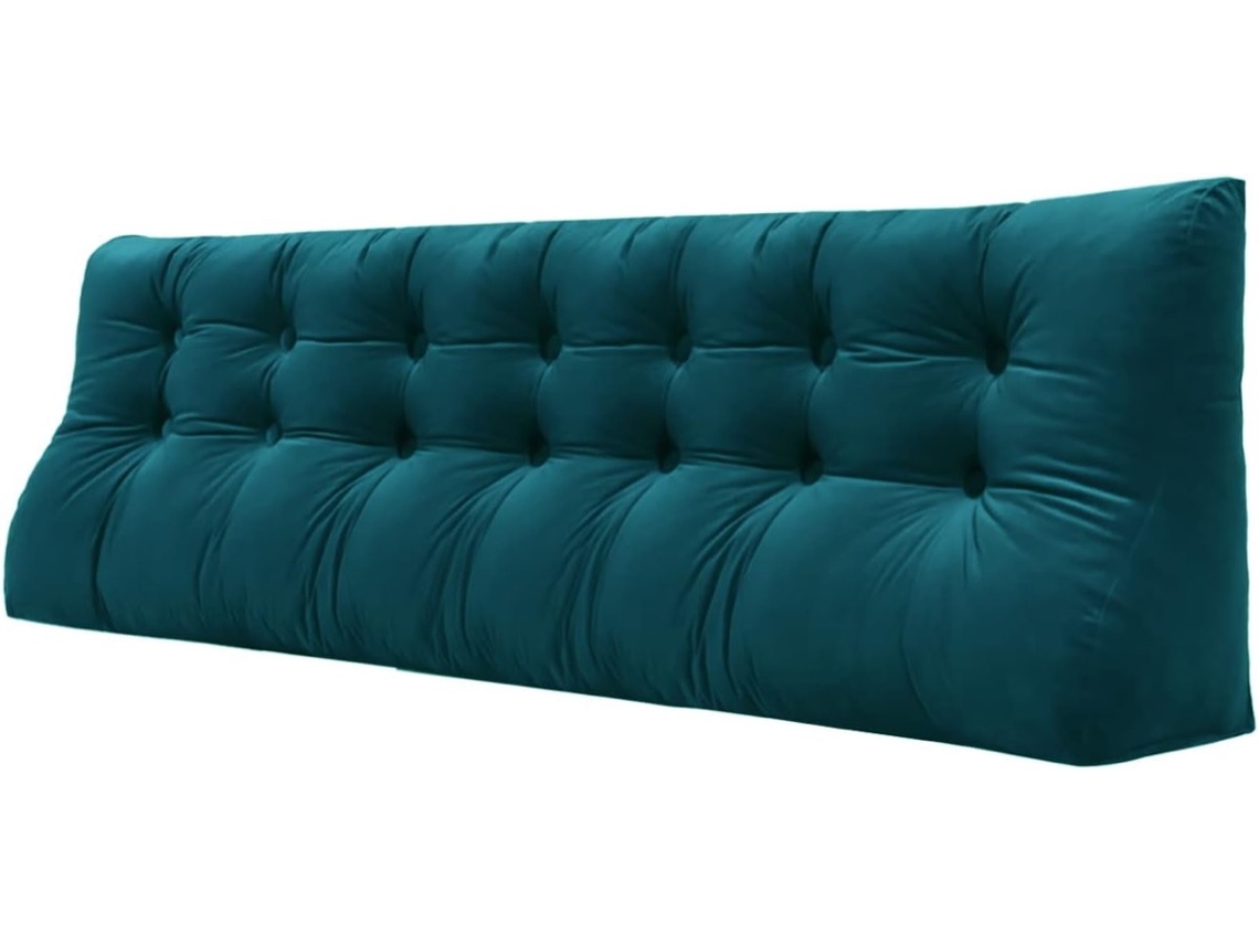 Almofada VERCART Veludo 25 x200 x55 cm Verde