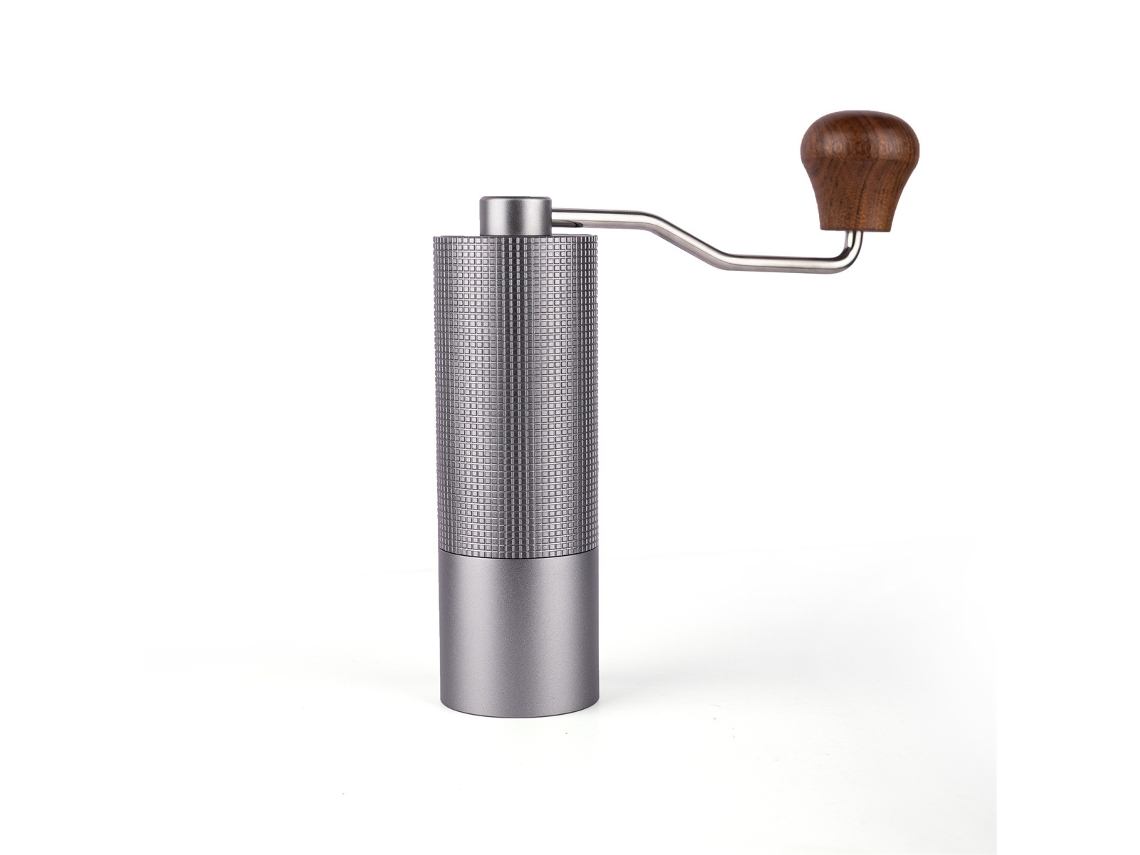 Moedor De Café Manual Sw‑119 Yuysan, Núcleo Em Aço Inoxidável Cinza