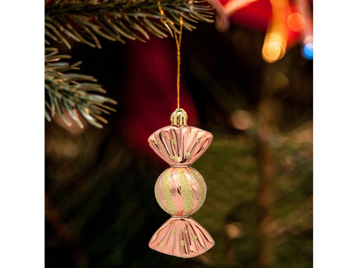 5-pack Cabides De Decoração De Natal, Acessórios De Doces Eletrodepositados, Eoocoo