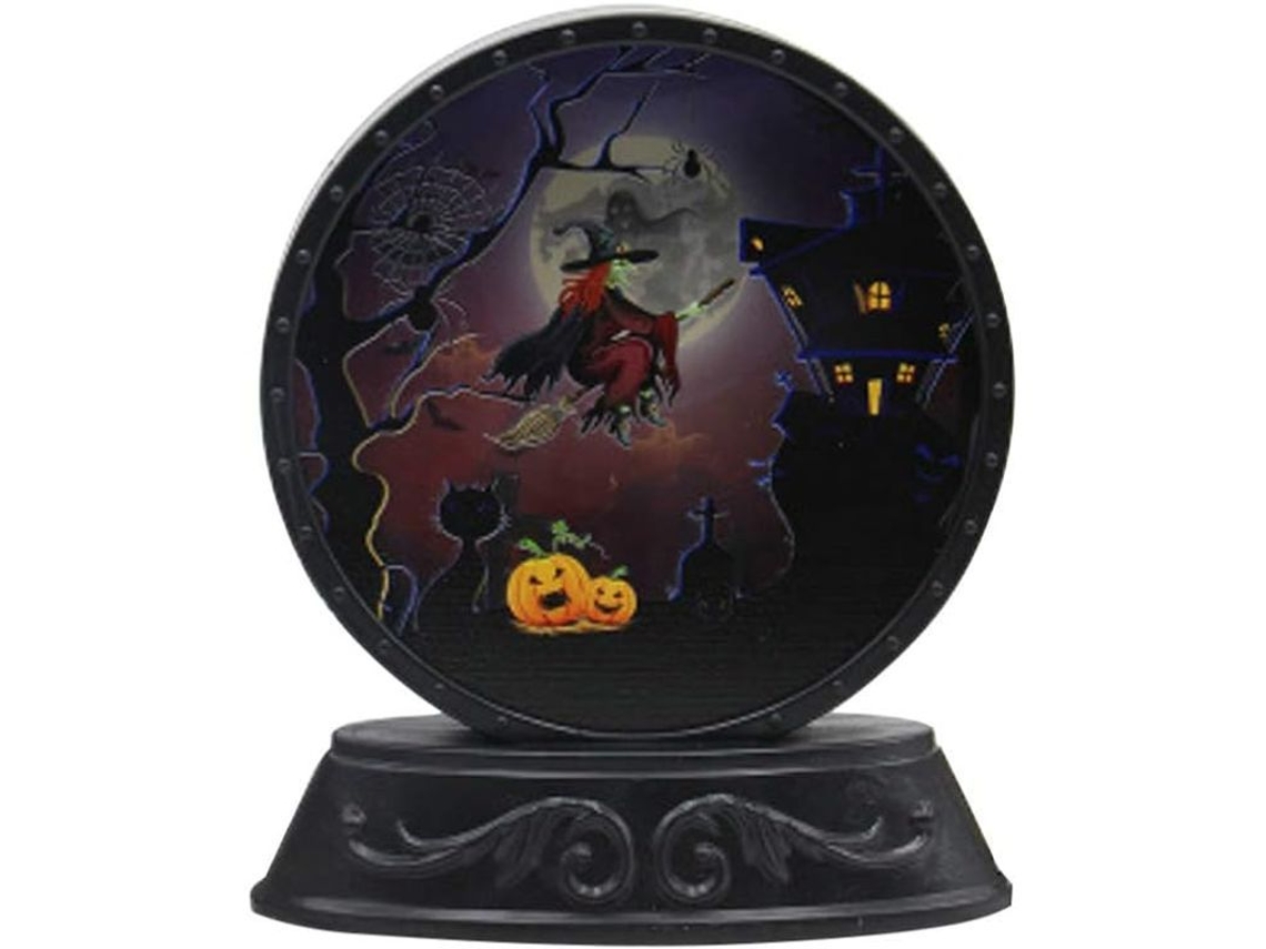 2026 lámpara Decorativa de Halloween Luces de Noche Móvil Mesa Niños Bruja