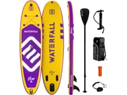 Prancha de Stand Up Waterfall Insuflável Flow 11 All Around (Amarelo)