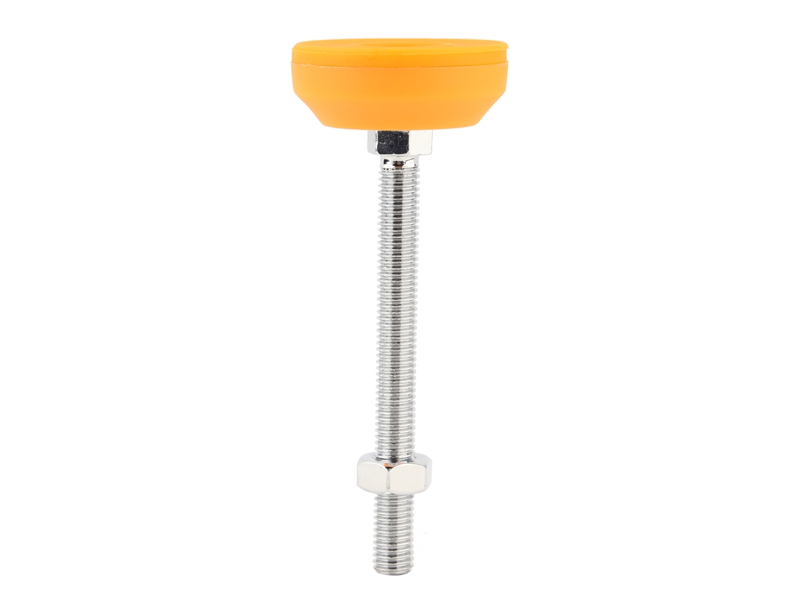 Pie De Soporte Mecánico Ab De Acero Forjado Tipo L Con Base De Pvc Antideslizante Altura Ajustable (50 M10-100)