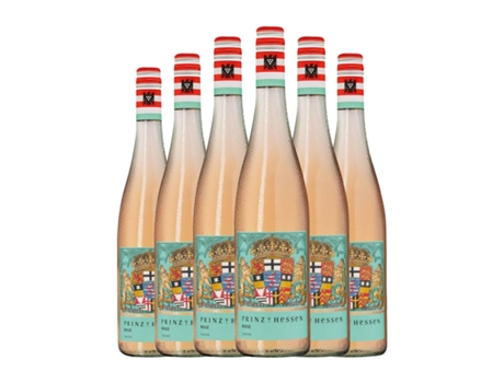 Vinho rosé PRINZ VON HESSEN Rosé Seco Gutswein (0.75 L - 6 Unidades)