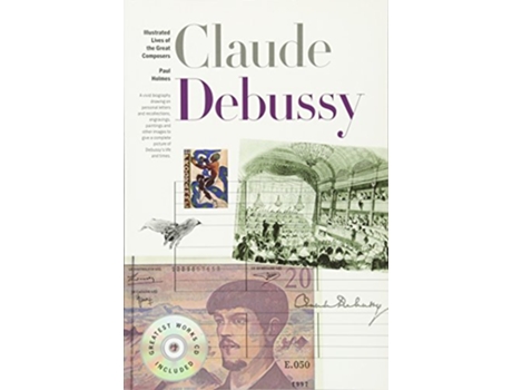 Livro New Illustrated Lives of Great Composers de Paul Holmes (Inglês)