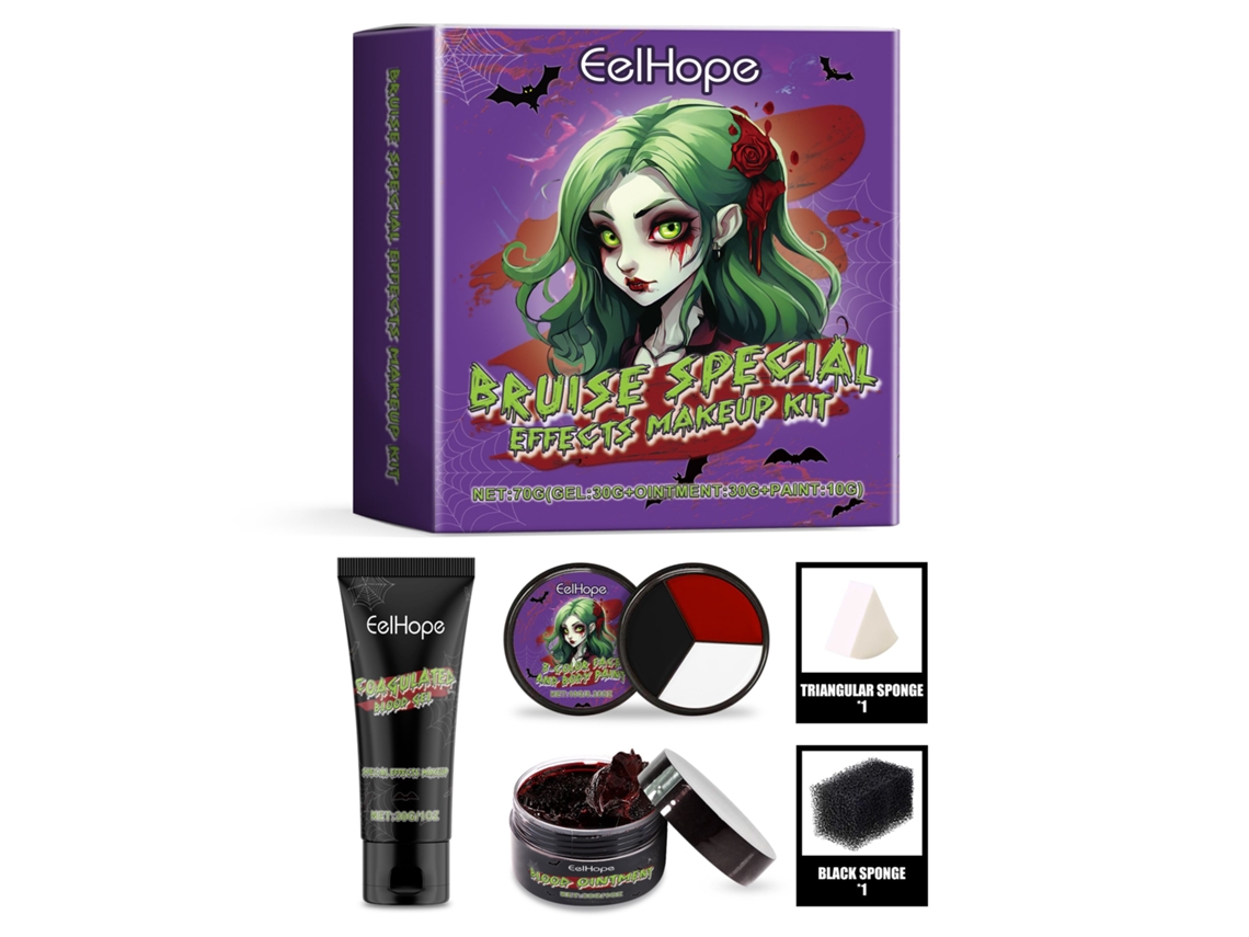 Kit Maquiagem Vampiro Halloween Worten