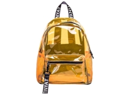 Mochila Transparente de PVC para Jovens, Moda, Resistente VISTA