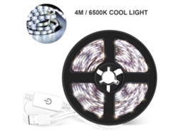 Rebe-tiras Led Reguláveis Com Controle Táctil 4m 240leds Luz De Corda Usb Para Tv, Escritório, Lar, Cozinha E Decoração
