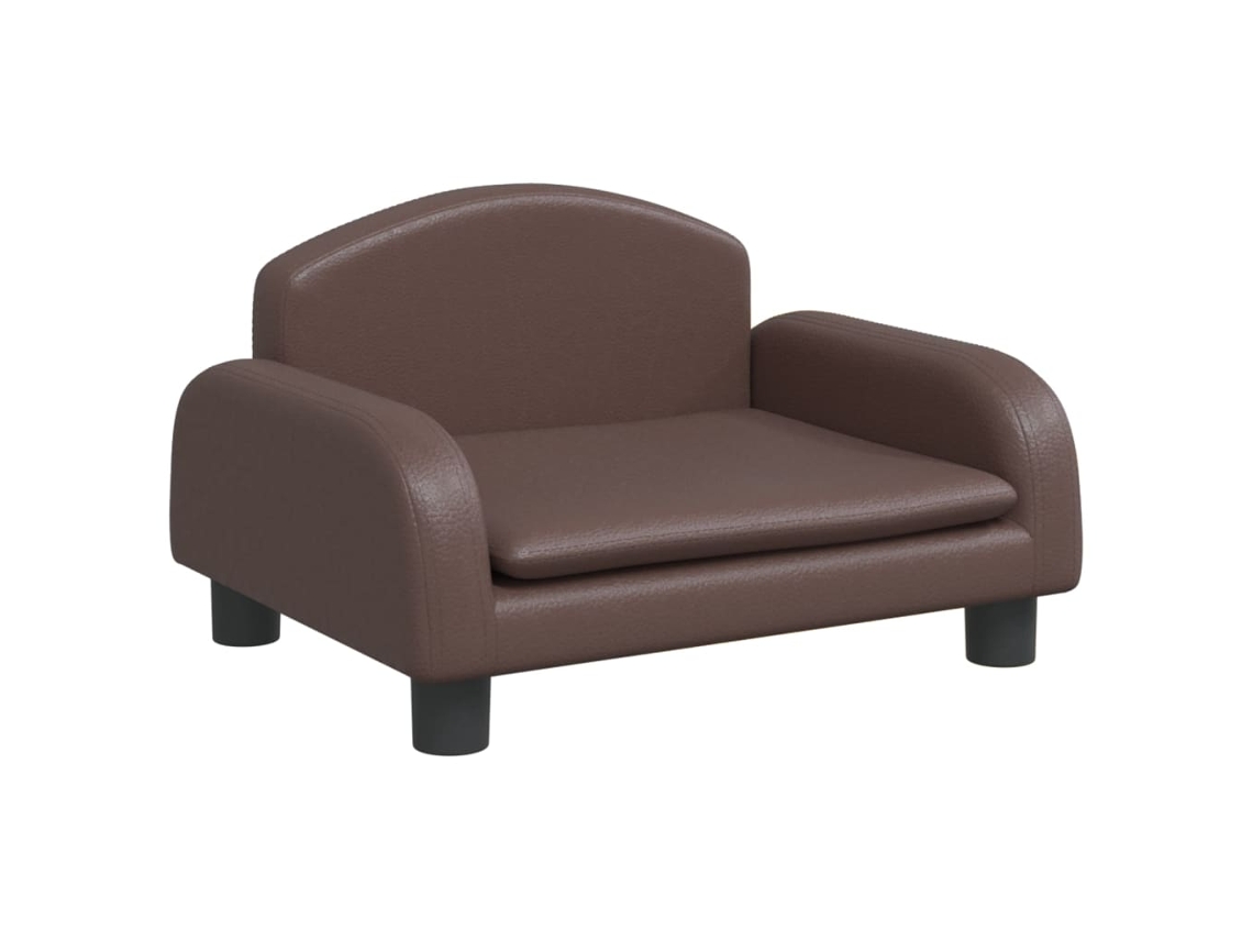 Kids Sofa, Kids Sofas Vidaxl Marrom Couro Artificial (50 X 40 X 30 Cm)