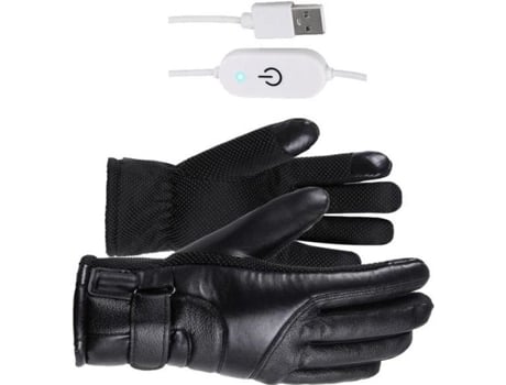 1 par luvas de aquecimento elétrico proteção de carregamento usb mãos luvas de cobertura quente para andar de scooter ARTIBETTER
