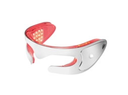 Dispositivo de terapia de luz vermelha LED para olhos, máscara de luz vermelha com 3 modos para antienvelhecimento e rejuvenescimento da pele.