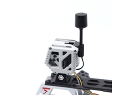 Suporte fixo para câmera CNC LHCXRC para drone de corrida FPV com unidade de ar DJI O3