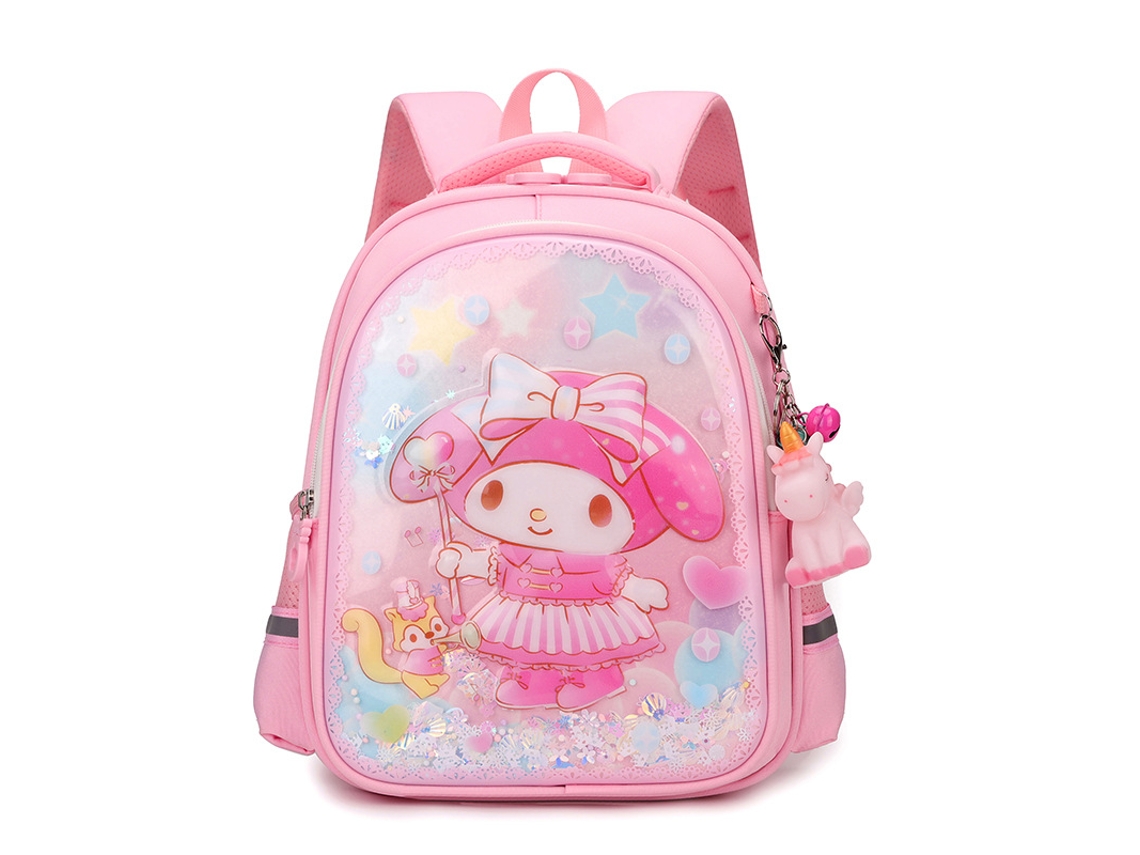 Mochila Pré-escolar, Feminina, Desenho Animado, Aulas