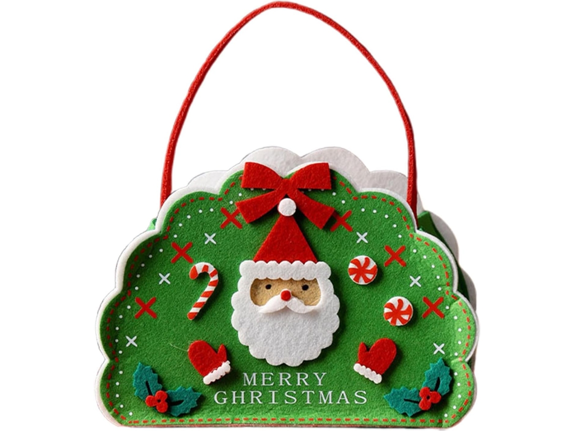 Sacola De Presente De Natal Tecido, Para Presentes, Com Cor Modelo 334