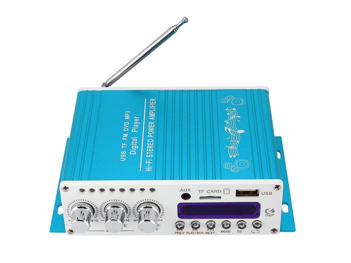 Amplificador Hifi de Carro com Reprodutor Fm Audio