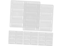 5 Folhas De Tiras Protetoras Silicone Transparente Antiderrapantes Para Bordas Móveis, Tiras Anticolisão Para Armários