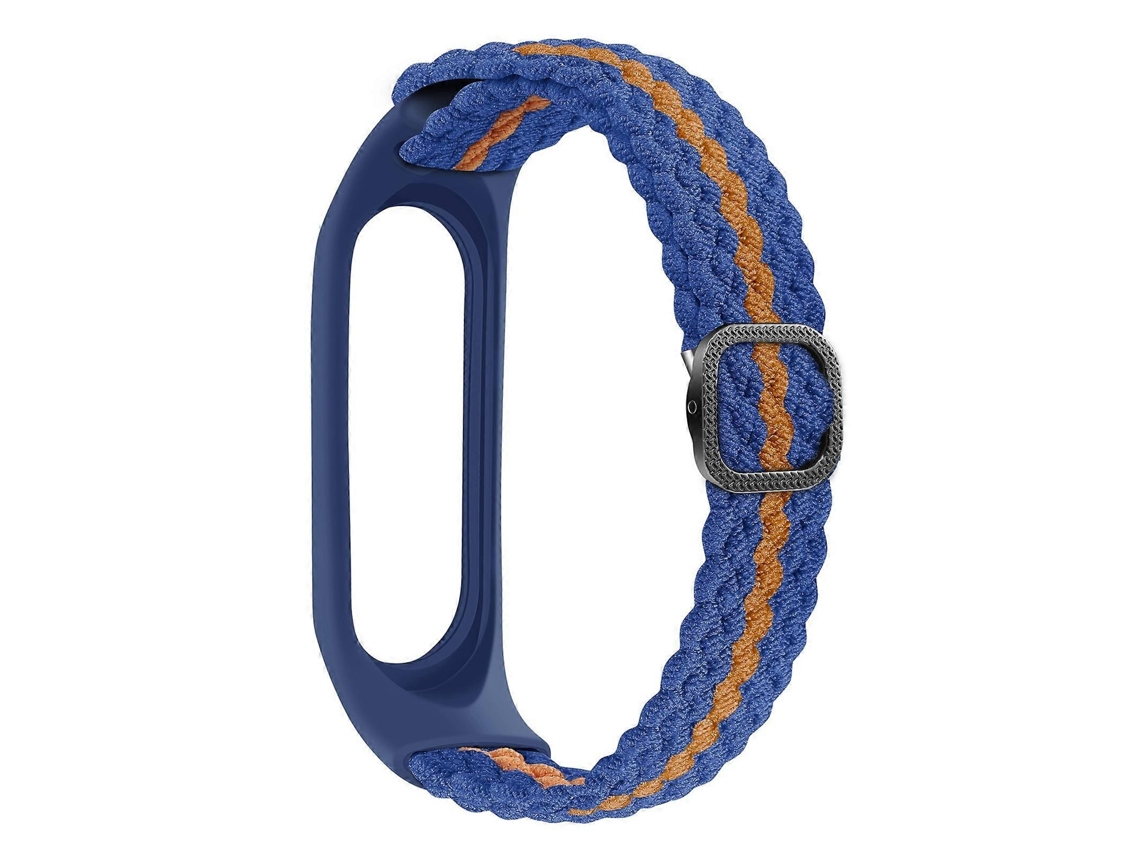 Pulseira Trançada Listrada Para Xiaomi Mi Band 6/5