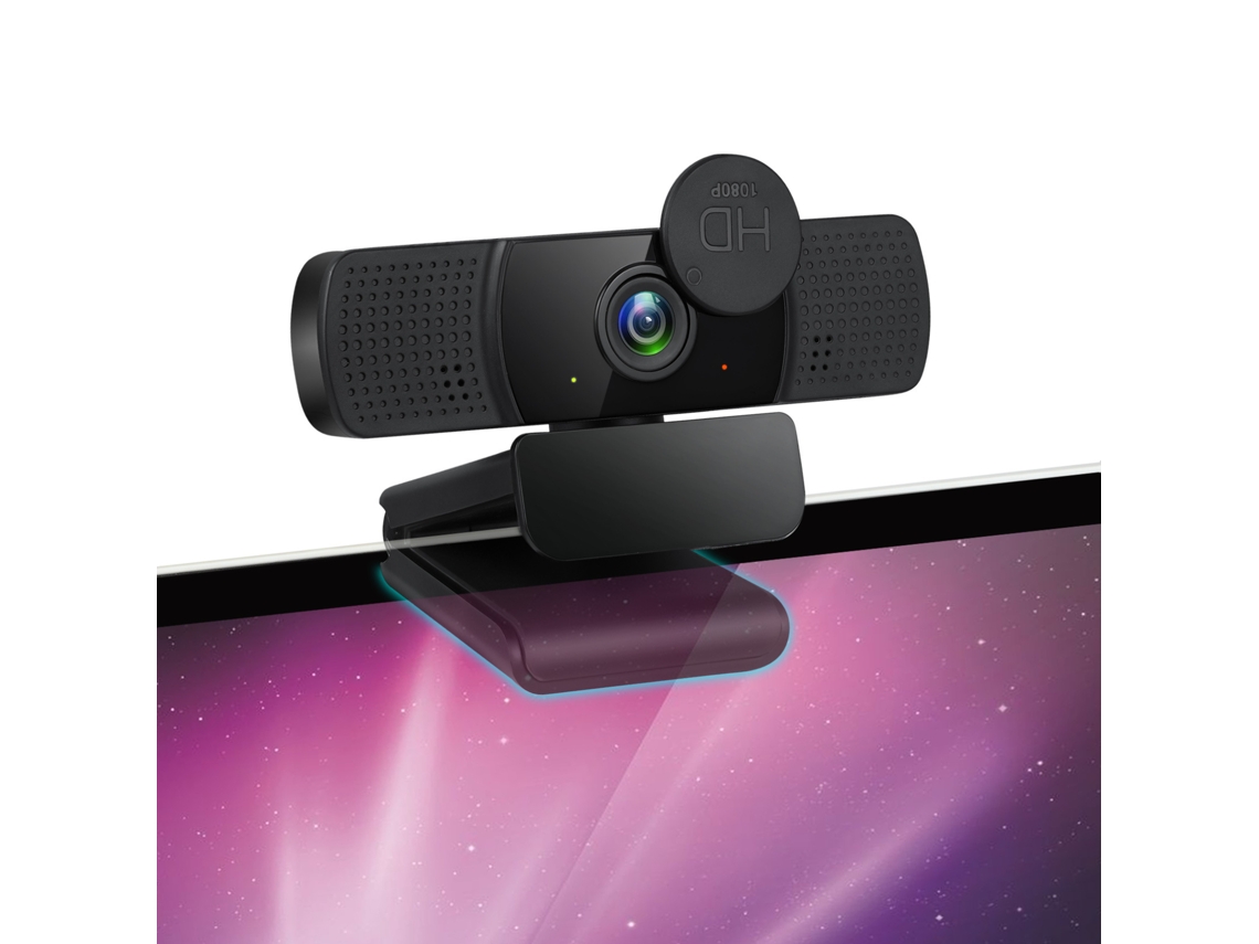 Webcam Hd 1080p, Webcam Usb Para Pc Com Microfone, Laptop Aquaforge