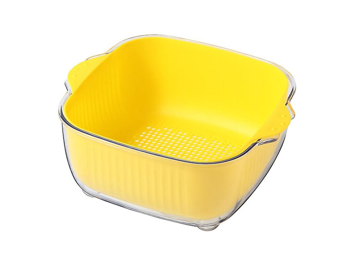 1pcs Cesta De Lavagem De Dupla Camada De Cozinha