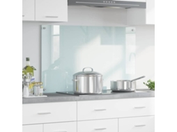 Vidaxl Painel De Cozinha Leite 100 X 60 Cm Vidro Temperado
