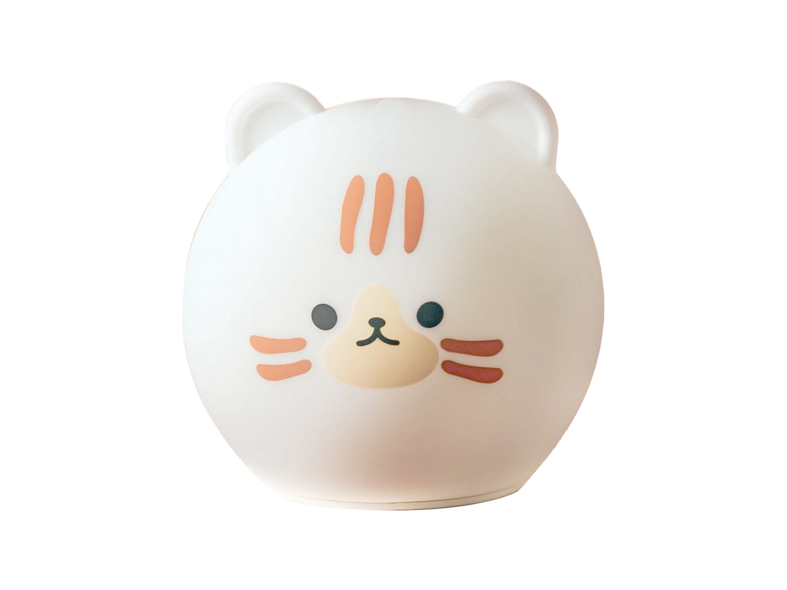 2026 lâmpada de Noite de Silicone Gatinho Bonito Recarregável Usb 1200mah Bateria Led para Decoração de Casa e Quarto