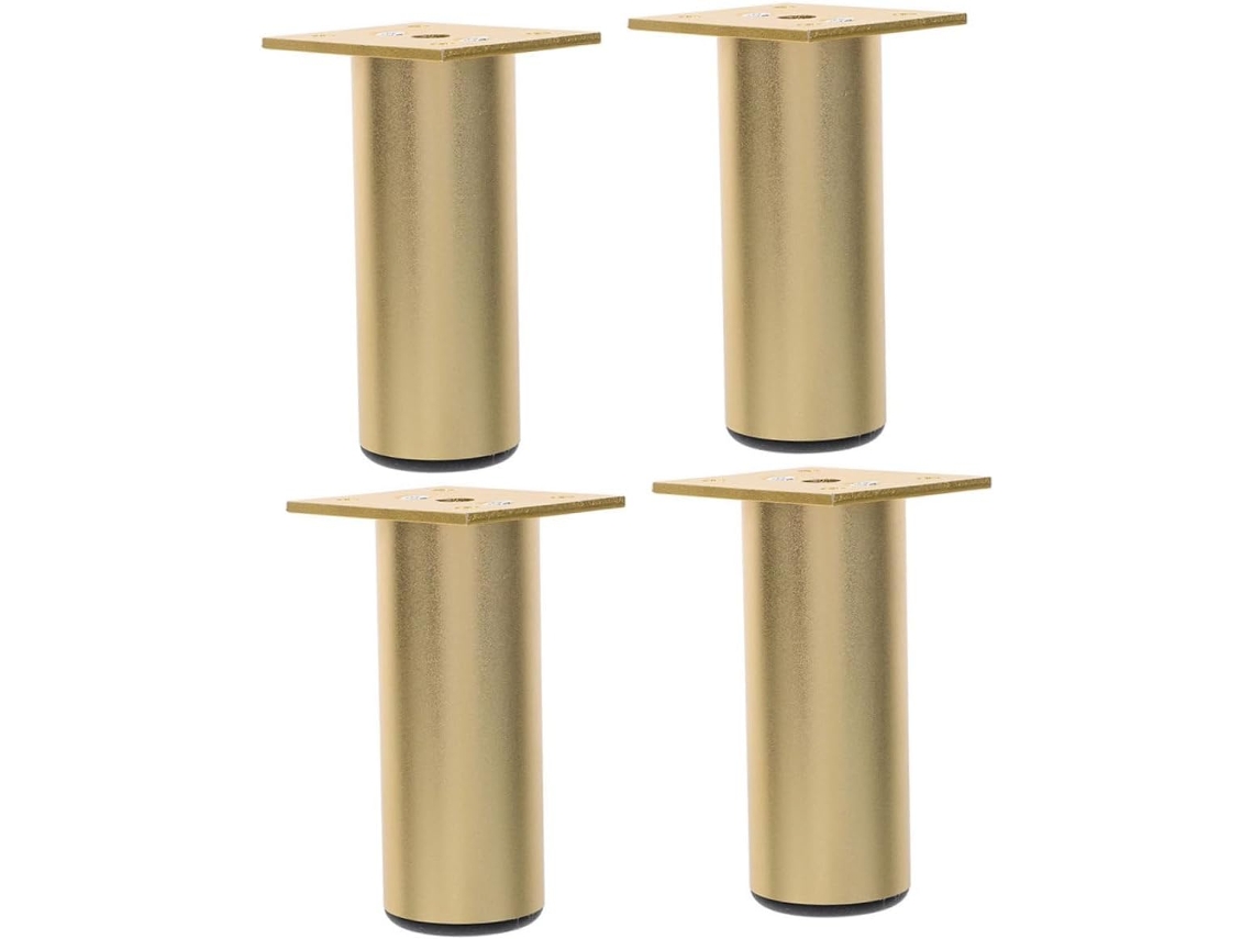 Homoyoyo Conjunto De 4 Pés Ajustáveis Para Móveis, Mesas E Cadeiras, Em Liga De Alumínio, Para Substituição Em Sofás E