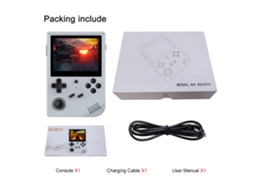 Console Portátil Retrô com 15000 Títulos Clássicos, Tela Ips de 3,5 Polegadas AQUAFORGE