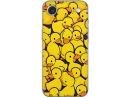 Capa Para Celular Compatível Com Apple Iphone Air. Estampa Divertida Com Vários Patinhos Amarelos, Design Fofo E Colorido Perfeito Para Crianças E Ama