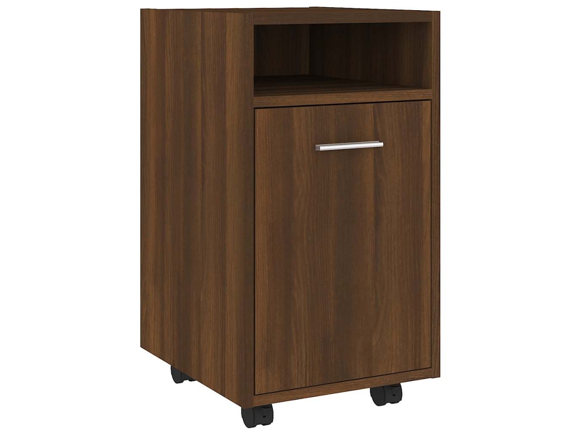 Side Cabinet, Side Cabinets Vidaxl Marrom Madeira Processada (n/a)