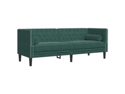 Chesterfield Sofa, Chesterfield Sofas Vidaxl Verde Veludo (n/a)