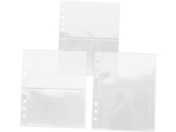 Cabilock Pages Para Álbum De Fotos Páginas Destacáveis Pochetes Transparentes Para Cartes E Documentos